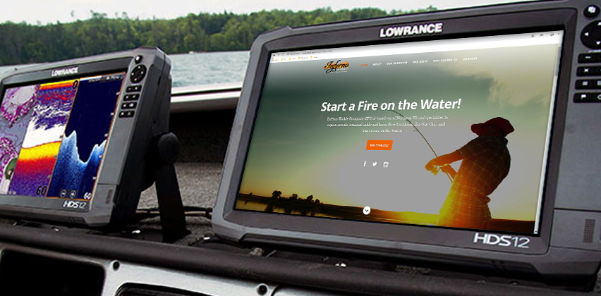 Responsive website for Inferno Tackle